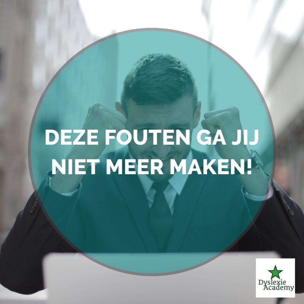 Deze fouten ga jij niet meer maken